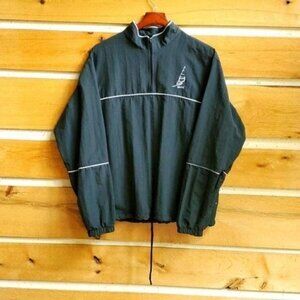 Uzzi Amphibious Embroidered 1/4 Zip Pullover Cinched Pocketed LS Sz S/M Jacket‎